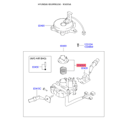 Витая пружина, подушка безопасности 93440-H1001 Mobis