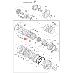 Масляний шланг 0K30B-32688C Mobis