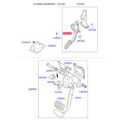 Педаль акселератора 32710-2B100 Mobis