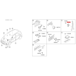 Пристрій керування, подушка безпеки 95920-3X000 Mobis