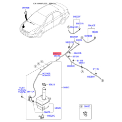 Соединитель, провод стеклоомывателя MDB05-67502 Mobis