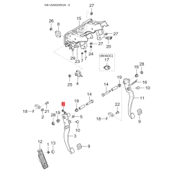 Болт впускной системы 0K2A1-34116 Mobis