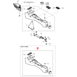 Фара основная левая 92101-FD020 Mobis