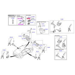 Брелок без ключа 95430-3X100 Mobis