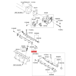 Рампа паливна 35340-37310 Mobis