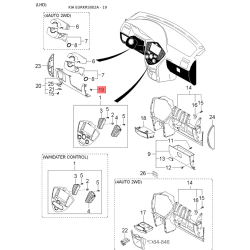 Втулка КПП 0K2A1-17255 Mobis