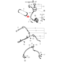 Кольцо синхронизатора, ступенчатая коробка передач 0K2A1-17242 Mobis