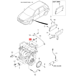 Болт кріплення рульового механізму 57725-2D000 Mobis