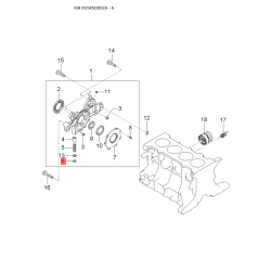 Гідравлічний шланг, кермо 0K2A2-3249YC Mobis