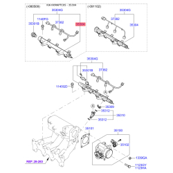 Рампа топливная 35304-26680 Mobis