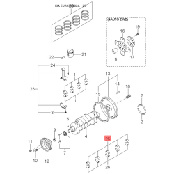 Крышка головки цилиндра 29240-37200 Mobis