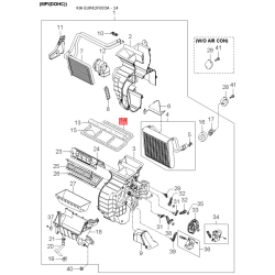 Кронштейн, задний фонарь правый 71585-2F010 Mobis