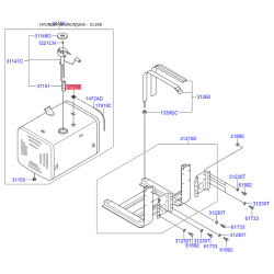 Абсорбер, топливная система, комплектующие 31190-22500 Mobis