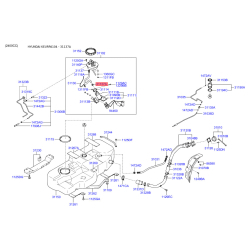 Кронштейн, паливопровід 31137-29050 Mobis