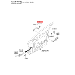 Система управления ручки двери 82652-1M060 Mobis