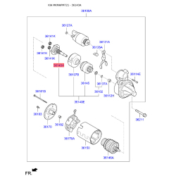 Провідна шестерня стартер 36143-2E500 Mobis