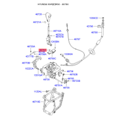 Кронштейн куліси АКПП 46784-2C100 Mobis
