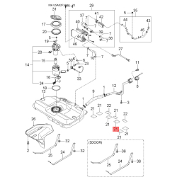 Центральна консоль комплектуючи 84628-2F000 Mobis
