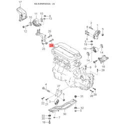 Шестерня, вторинний вал 0G560-17281A Mobis