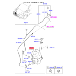 Бачок омывателя 98620-2S100 Mobis