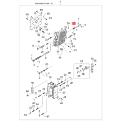 Заглушка внутренней ручки двери 82619-2F000GW Mobis