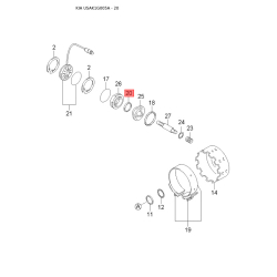 Кольцо (шайба) упорное КПП 43239-23010 Mobis