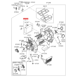 Испаритель, кондиционер 97139-1F200 Mobis