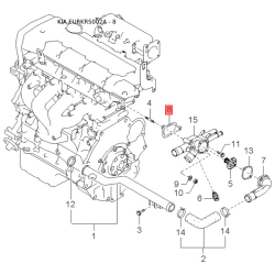 Заглушка, корпус – зовнішнє дзеркало правий 0K2FB-69115 Mobis