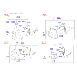 Ліхтар задній правий 92402-25220 Mobis