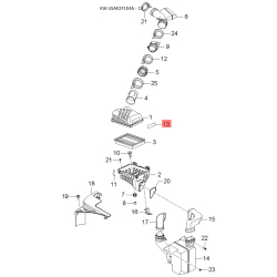 Ручка двери, внутреннее оснащение правая 82621-2F000RQ Mobis