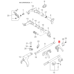 Шланг, теплообменник - отопление 0K2FB-61211 Mobis
