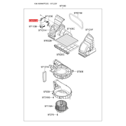 Регулирующий клапан охлаждающей жидкости 97125-1G000 Mobis