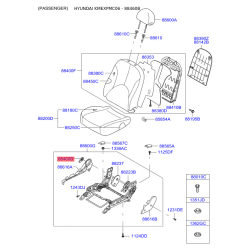 Регулировочный элемент, регулировка сидения правая 88240-1G000OR Mobis
