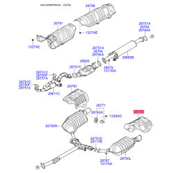 Теплозахисний екран 28794-2G000 Mobis