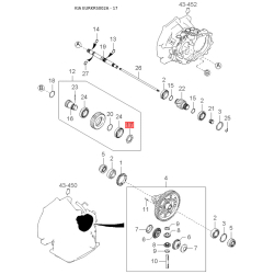 Центральная консоль комлекующие 0K2FE-6439XGW Mobis