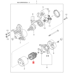 Зеркало наружное заднее левое 0K2GL-69180XX Mobis