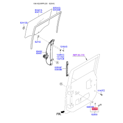 Ручка склопідйомника 82641-33002GW Mobis