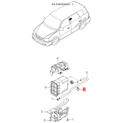 Кріплення радіатора праве 0K2KB-15240A Mobis