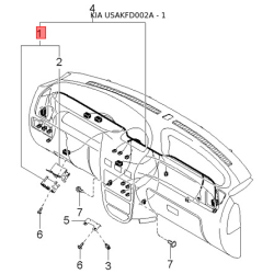 Блок кнопок склопідйомника 93570-FD200XO Mobis