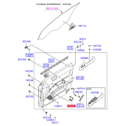 Выключатель 93555-3K000QS Mobis
