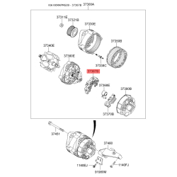 Випрямляч, генератор 37380-4A300 Mobis