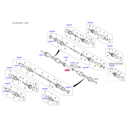 Подушка двигателя 49560-2W650 Mobis