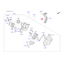Пістон (кліпса) оббивки багажника KKY06-68865B Mobis
