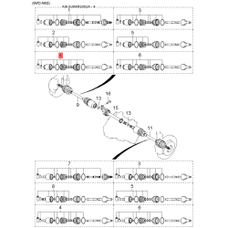 Люк і комплектуючі 0K2FB-5128X Mobis