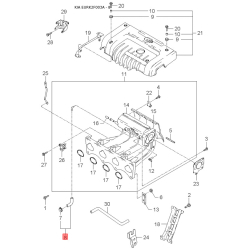 Шарнирный комплект приводного вала левый 49591-2F191 Mobis