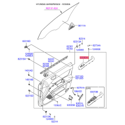 Вимикач 93575-3K010QS Mobis