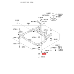 Шайба сайлентблока поперечной балки 62473-2G000 Mobis