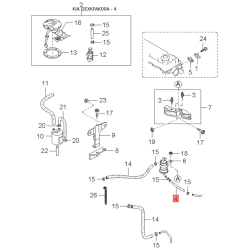 Упор (подпятник, пробка) регулировки рулевого механизма KDX50-3211X Mobis