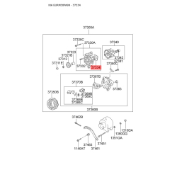 Підшипник з боку приводу, генератор 37334-32700 Mobis