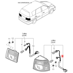 Гідравлічний шланг, кермо 0K2FS-32470 Mobis